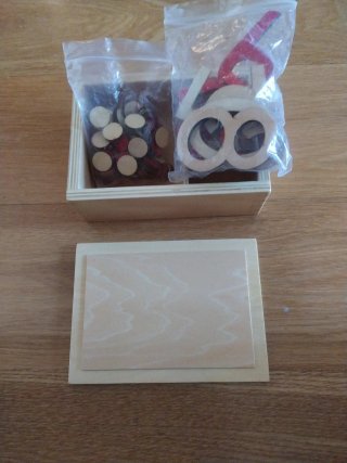 Números Montessori Madera