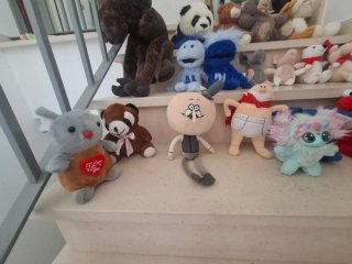 Lote de 15 peluches: osos y perro