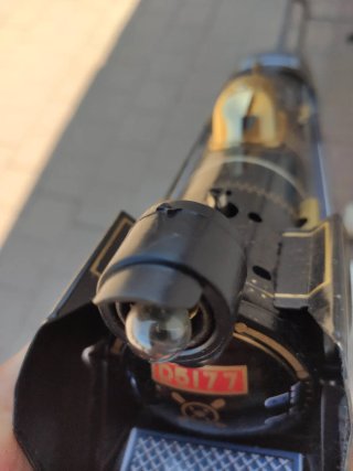 Treno giocattolo in latta vintage