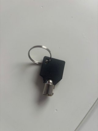 Candado de disco amarillo para moto
