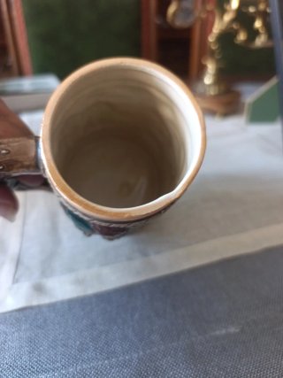 Jarra cerámica Brujas vintage años 70
