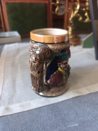 Jarra cerámica Brujas vintage años 70