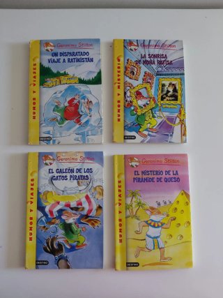 Lote de libros Gerónimo Stilton. Humor y aventura.