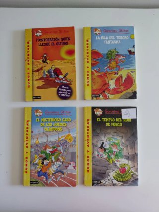 Lote de libros Gerónimo Stilton. Humor y aventura.