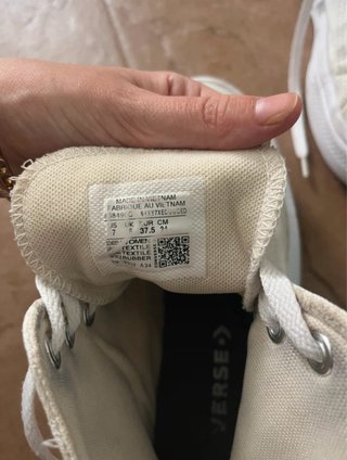 Converse plataforma blancas
