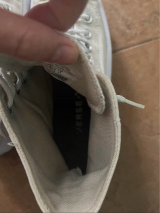 Converse plataforma blancas