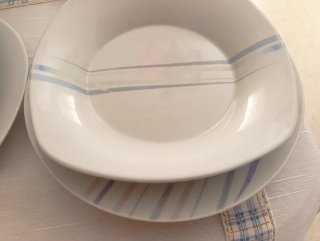 Sopera y platos hondos y planos 12 piezas