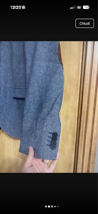 Giacca uomo blu/grigia