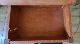 Pupitre+silla antiguo de madera maciza