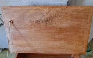Pupitre+silla antiguo de madera maciza