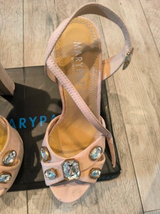 Zapatos tacón Marypaz rosas talla 38