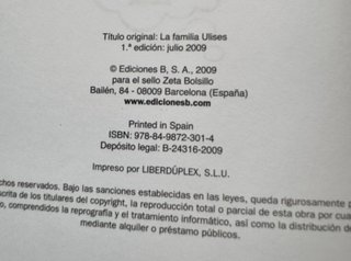 La Familia Ulises Benejam Cómic Zeta
