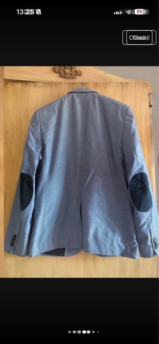 Giacca uomo elegante blu