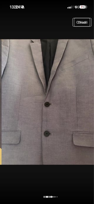 Giacca uomo elegante blu