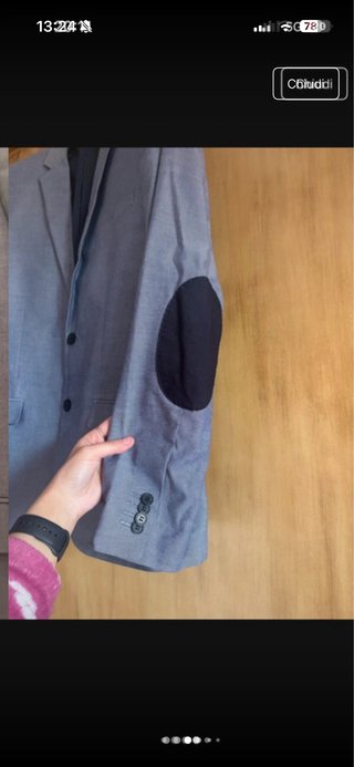 Giacca uomo elegante blu