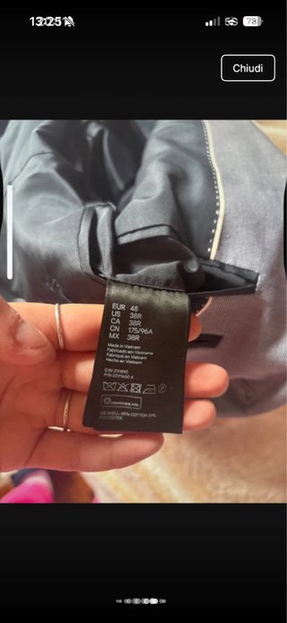 Giacca uomo elegante blu