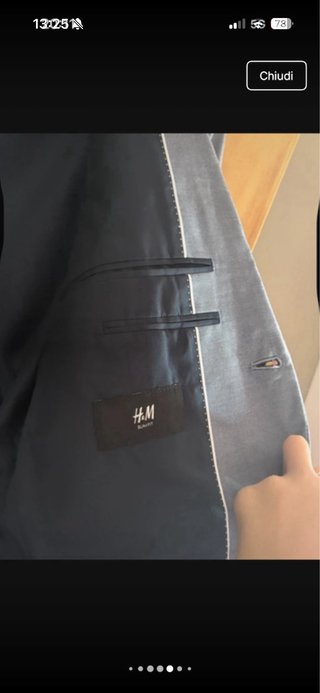 Giacca uomo elegante blu