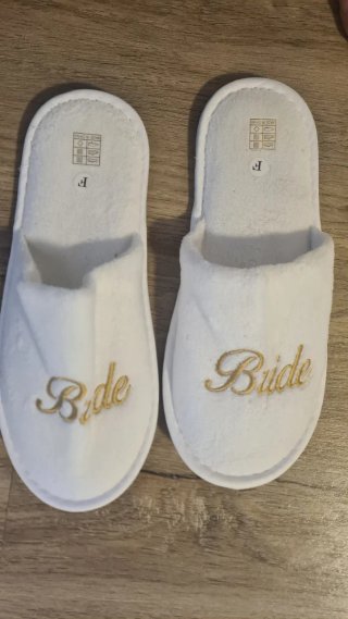 Bata Novia + Pijama + Zapatillas "BRIDE"