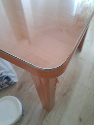 Cristal Mesa Cuadrado 90cm