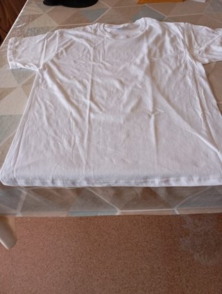 Camiseta de algodón talla L