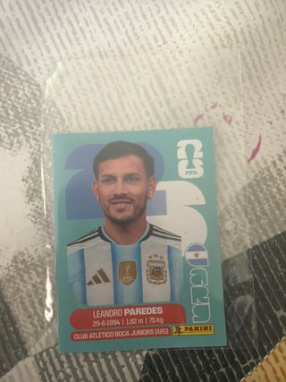 Cromos Panini Leandro Paredes Boca Juniors