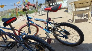 Bicicleta BMX Panther Azul y Roja