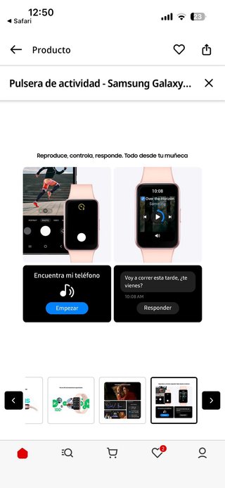 Samsung Galaxy Fit 3 Negro