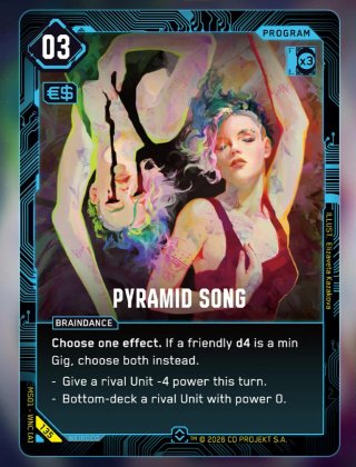 Carta Cyberpunk 2077 - Pyramid Song