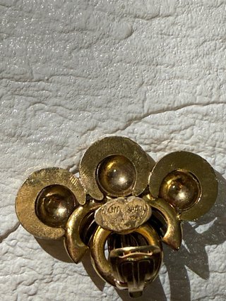 Pendientes vintage dorados