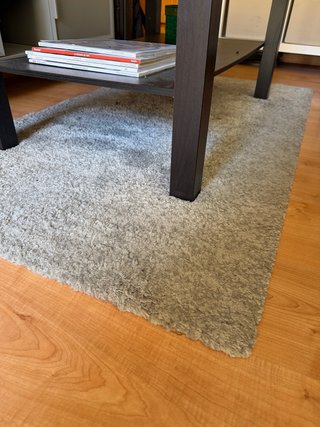 Tappeto IKEA STOENSE a pelo corto grigio 80x150 cm