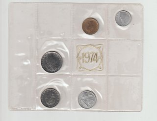 Lotto 5 serie monete Italia 1981 1982