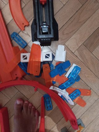 Lote Pista Coches Hot Wheels