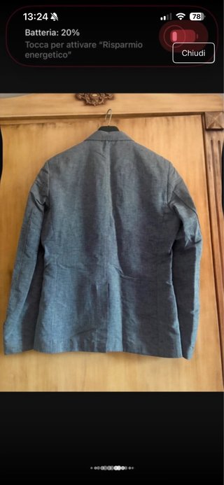 Giacca uomo elegante grigia