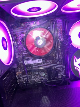 Torre PC Negra con Luces