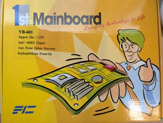 Scheda madre DFI PA61 Slot 1 Pentium II/III Retro