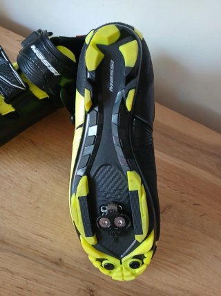 Sapatos Ciclismo Massi Amarelo e Preto