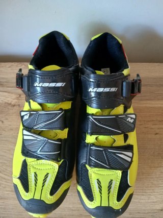 Sapatos Ciclismo Massi Amarelo e Preto