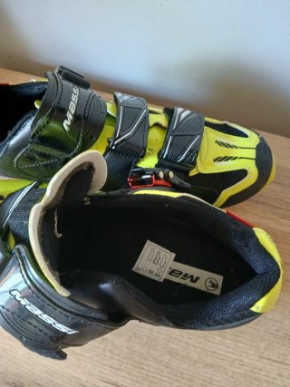 Sapatos Ciclismo Massi Amarelo e Preto