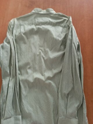 Camisa Carolina Herrera Rayas Verde Talla L