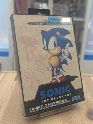 Sonic The Hedgehog Mega Drive con Manual
