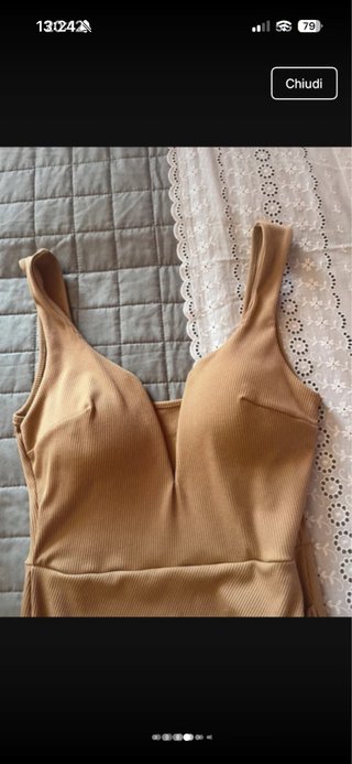 Vestitino beige