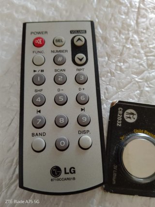 Mando a distancia LG para Auto radio de coches.