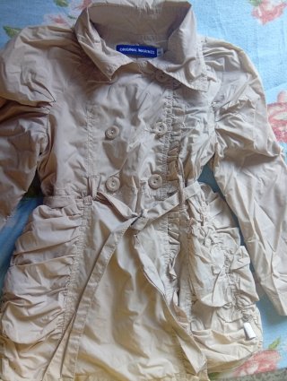 Giacca bambina beige