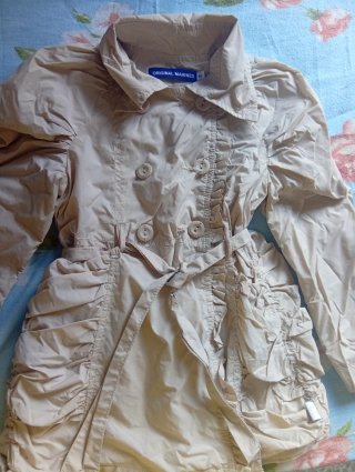Giacca bambina beige