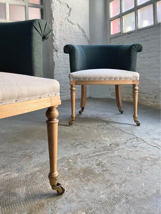 Pareja Sillones Antiguos Restaurados