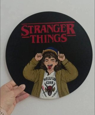 Vinilo pintado Stranger Things