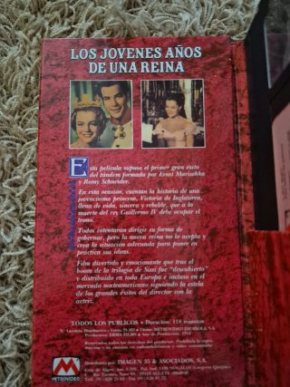Película VHS Sissi: Emperatriz y Destino