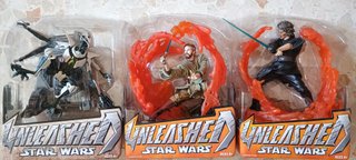 Star Wars Unleashed Obi Wan, Anakin, Grievous