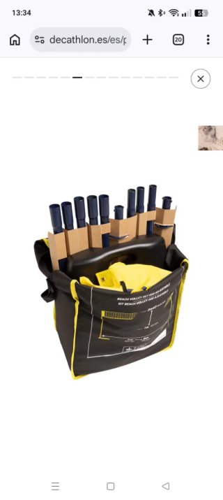 Kit Voleibol Playa Decathlon Ajustable