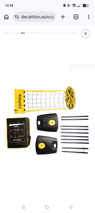 Kit Voleibol Playa Decathlon Ajustable